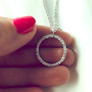 Circle Zirconia Necklace